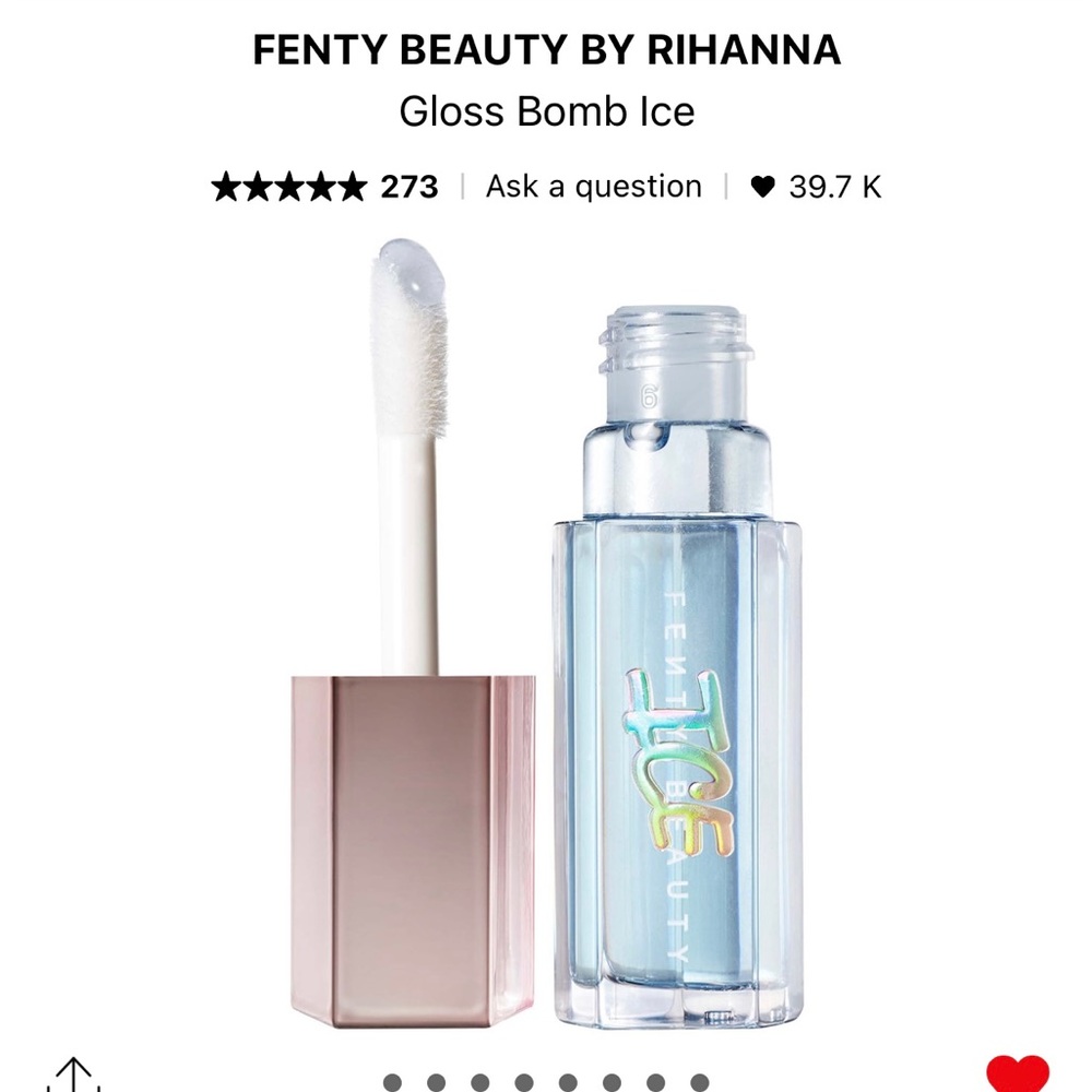 GLOSS BOMB ICE COOLING LIP LUMINIZER Currently SOLD OUT @sephora